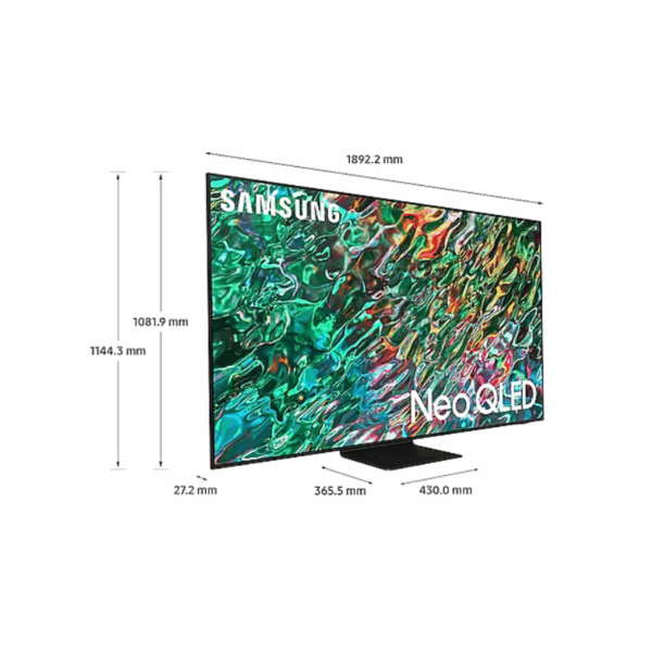 Samsung 85" Neo QLED 4K Smart TV with Neo Slim Design, Quantum HDR+, Dolby Atmos, OTS+, Motion Xcelerator Turbo+, Gaming Hub, Q-Symphony 85QN90C