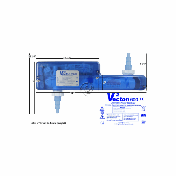 Vecton UltraViolet Water Steriliser 600 UV