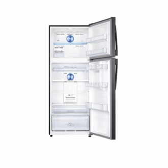 Samsung Refrigerator 460L Double Door, Top Freezer with Twin Cooling Plus, Digital Inverter Technology, TMF, DIT, Air Hygienically, LED Lighting, Black RT60K6341BS/RT46K6341BS