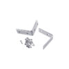 Total Corner Brace 50x50mm 4pcs Set with 16pcs Fasteners TCB2050