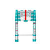 Total Telescopic Ladder with 8 Steps, Aluminium Body, Easy Carry THLAD08081
