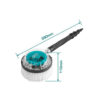 Total Pressure Washer Gun Brush, Rotary Brush 390x110mm PP/ABS Material THRB8702