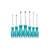 Total 7pcs Screwdriver Set with New Design Handle, CRV Material, Round Blade THT2506072