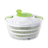 Decakila Manual Salad Spinner 4L 24.3x24.3x16.3 CM Fruits and Vegetables Quick Dryer Dry off and Drain Lettuce and Vegetable Wash & Salad Making Bowl with Plastic Colander KMTT088W