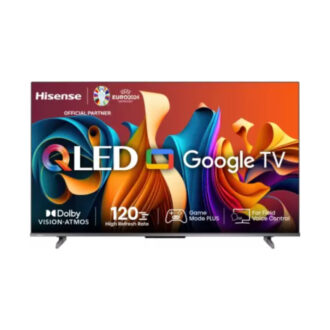 Hisense 75" QLED UHD 4K Smart TV with Quantum Dot Colour, 120Hz, Dolby Vision, 4K AI Upscaler, Game Mode PLUS, Voice Control, VIDAA 75Q6N