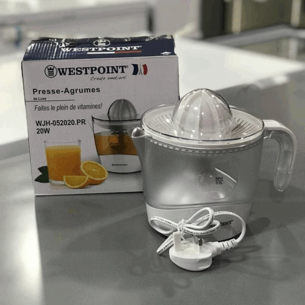Westpoint Citrus Juicer 0.5L 20W Plastic WJH-052020.PR