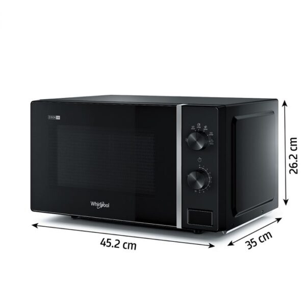 Whirlpool Microwave 20L 1200W Solo Manual with 6 Power Levels MWP-101