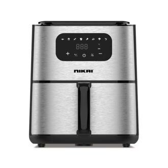 Nikai Air Fryer 4.2L Multifunctional Low Oil Fryer 1520W Non Stick Coating Pan with Dishwasher Safe Overheat Protection Temperature Control Timer Automatic Shut-Off NAF388D3