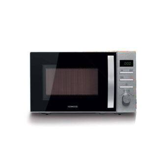 Kenwood 22L Microwave Oven with Digital Display 5 Power Levels Defrost Function Stainless Steel Auto Menu 95 Minutes Timer Clock Function 700W MWM22.000BK