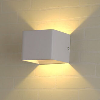 Tronic 5 Watts White Square Directional Wall Light