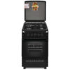 Westpoint Cooker 50x55cm 3 Gas Burners 1 Electric Plate with Electric Oven & Grill Black WCER5531E0N