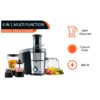 Nikai Food Processor 4in1 800W 1.1L Glass Jar Juicer Blender Mixer Mincer 2 Speeds + Pulse NFP881G