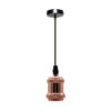 Tronic Hanging E27(Screw) Pendant Holder Rose Gold