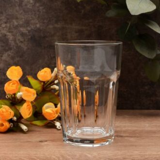 Pasabahce Casablanka Water Glass 415ml 6pcs Fully Tempered, Heat Treated, Lead Free 52709