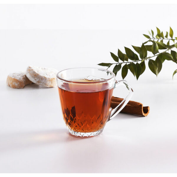 Pasabahce Mercan Mugs 160ml 6pcs Crystal Look, Refined Design and Dishwasher Safe 55733