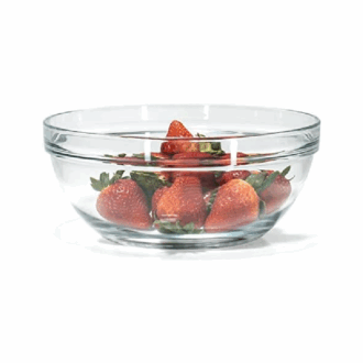 Pasabahce Chef'S Glass Bowl Temp/Stack 165mm x 35mm 53033