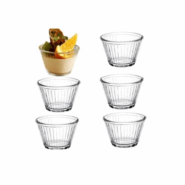 Pasabahce Pudding Caramel Glass Bowl 178ml 6pcs 53298