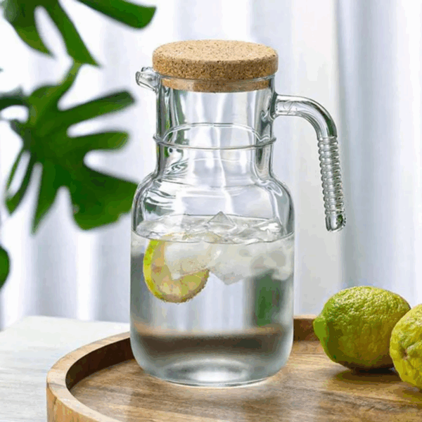 Pasabahce Glass Jug Hoop 1500ml 43783