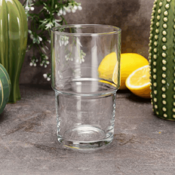 Pasabahce Hill Tumbler Glass 440ml 4pcs Recycled Aware Collection 420204