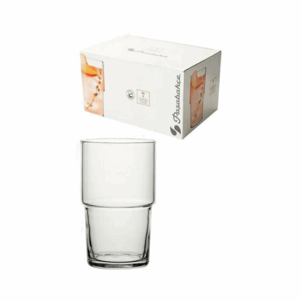 Pasabahce Hill Tumbler Glass 440ml 4pcs Recycled Aware Collection 420204