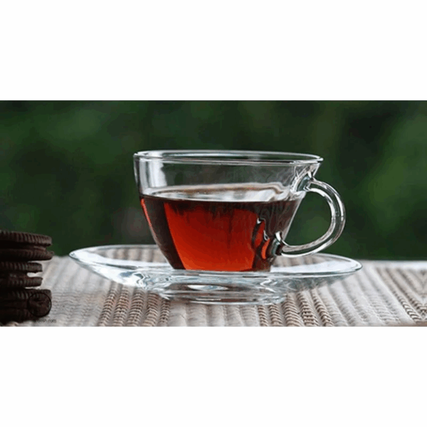 Pasabahce Penguen Tea Cup Saucer 230ml 6pcs 98396