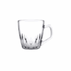 Pasabahce Safir Mugs 250ml 6pcs Crystal Look, Refined Design, Dishwasher Safe 55713