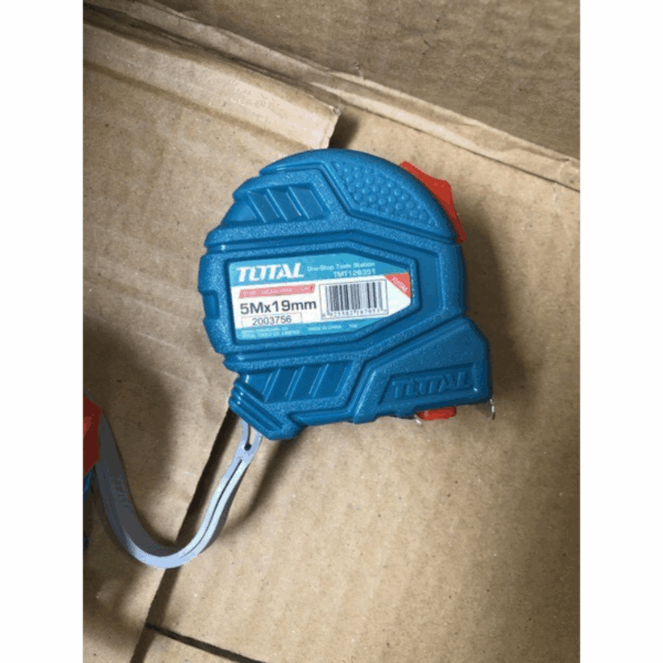 Total Steel Measuring Tape with Double Button 5m x 19mm TMT126351