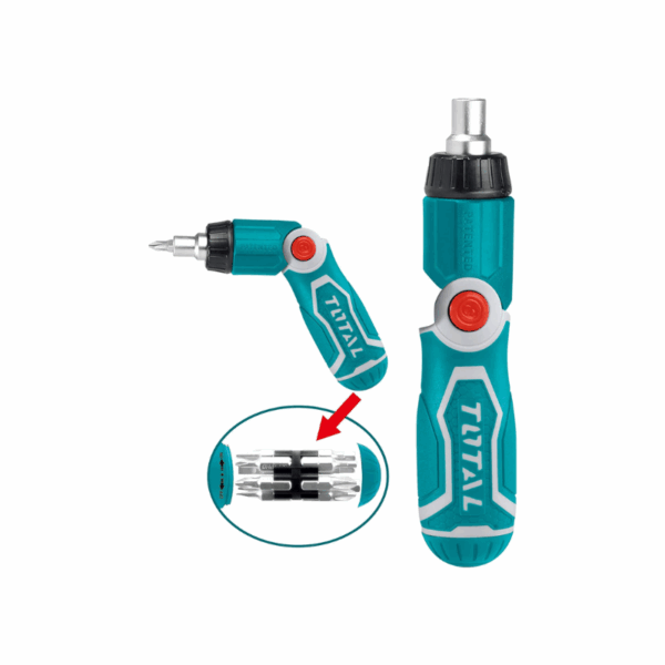 Total Ratchet Screwdriver Set 13in1 TACSD30136