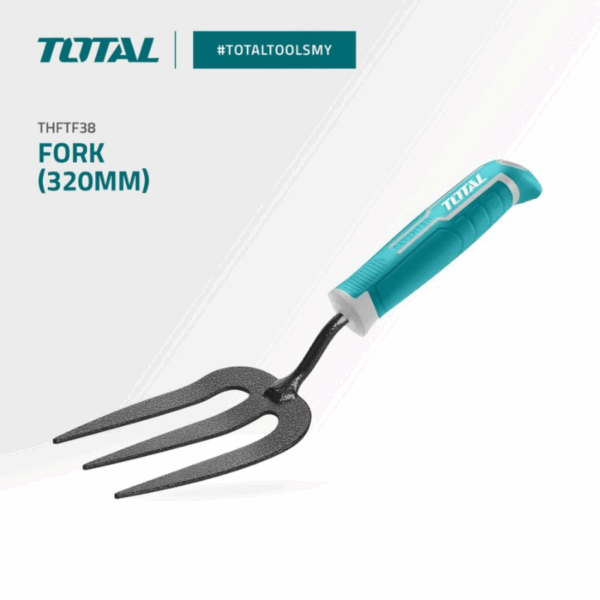 Total Mini Gardening Rake/Fork 320mm Metal THFTF38