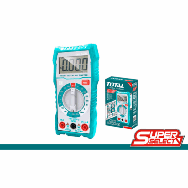 Total Digital Multimeter 2000 Counts TMT460012