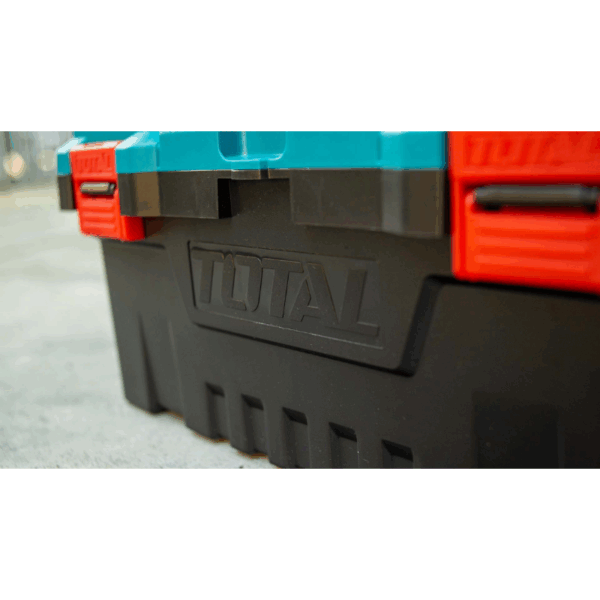 Total Tool Box 17" PP Plastic Buckle Empty TPBX0171
