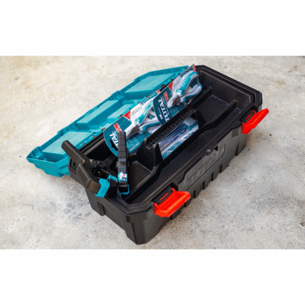 Total Tool Box 17" PP Plastic Buckle Empty TPBX0171