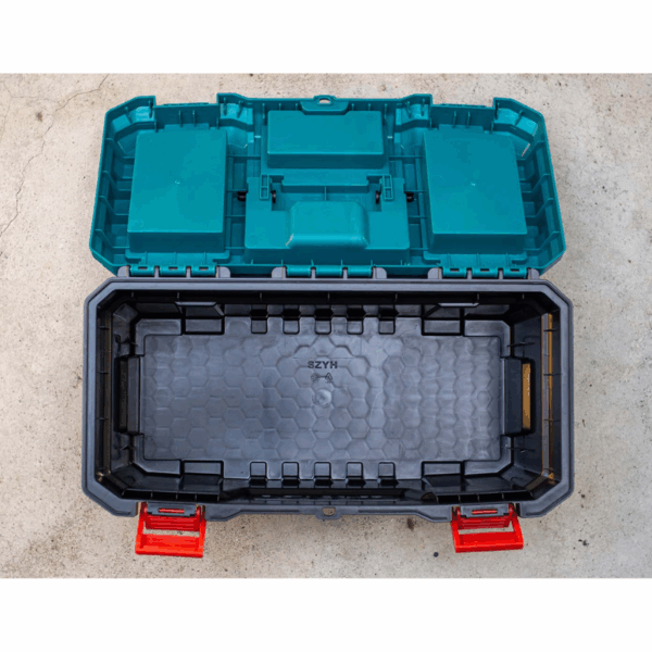 Total Tool Box 17" PP Plastic Buckle Empty TPBX0171