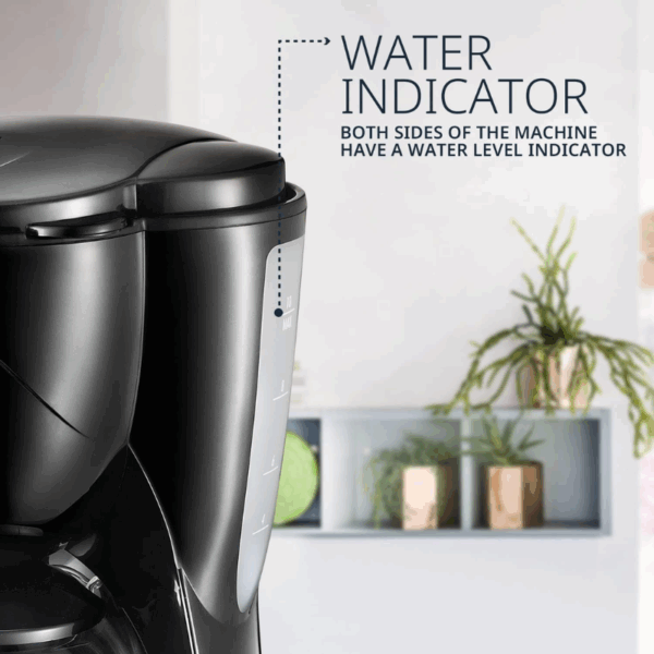 De'Longhi Drip Coffee Maker 1.7L 1000W Black Filter Coffee Machine 10 Cups Plastic Body ICM2.1B
