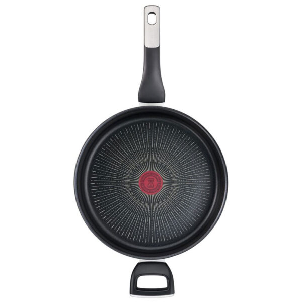 Tefal Unlimited Sautepan 26 CM All Hobs Titanium Non Stick Anti Scratch Safe Non Stick G6 Unlimited Round Saucepan Pan Cast Aluminum G2553302