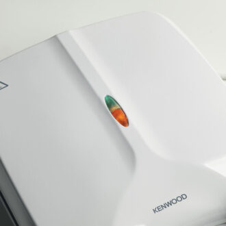 Kenwood Sandwich Maker 1200W 4 Slice Non-Stick Fixed Griddle Plates SMP50.000WH