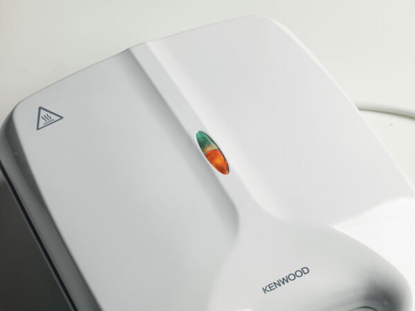 Kenwood Sandwich Maker 1200W 4 Slice Non-Stick Fixed Griddle Plates SMP50.000WH