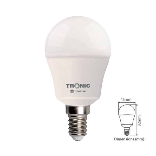Tronic 5 Watts Golf LED Daylight E14 (Pin) Bulb