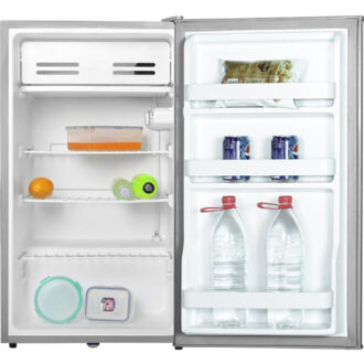 Evvoli Mini Bar Fridge 93L Silver EVRFJ-93LS