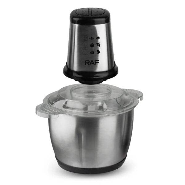 RAF Chopper 2L 1000W Stainless Steel, 4 Sharp Blades R.7034