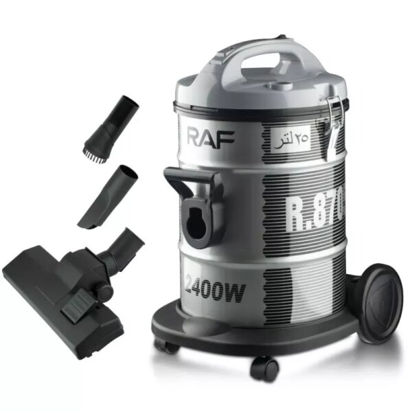 RAF Vaccum Cleaner 21L 2400W Dry Clogging Protection, Strong Suction, Dust Separation R.8705