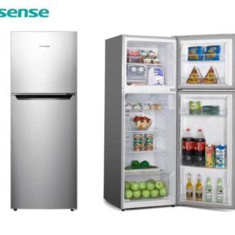 Hisense Refrigerator 154L Double Doors Top Freezer Titanium Silver RD-20
