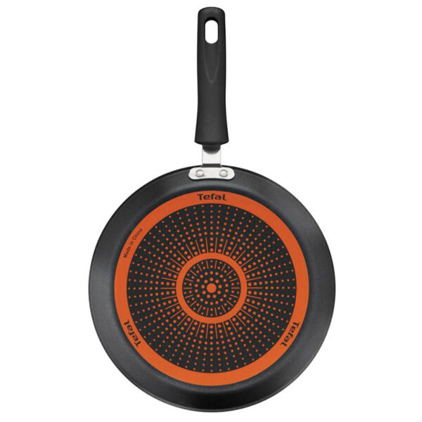 Tefal Super Cook Pancake Pan 25cm Non Stick Thermo Signal 100% Safe Frying Pan Black Aluminium B4593885