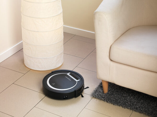 Kenwood Smart Robot Vacuum Cleaner 2-in-1 Vacuuming Smart Drop Proof Technology Virtual Wall Ideal for Pet Hair Hard Floor and Carpet 0.5 Suction Power super silent 65 VRP10.000BK