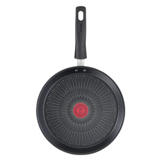 Tefal Unlimited Pancake Pan 25cm All Hobs Titanium Non Stick Anti Scratch Safe Non Stick G6 Unlimited Round Saucepan With Pouring Edge Pan Cast Aluminum G2553802