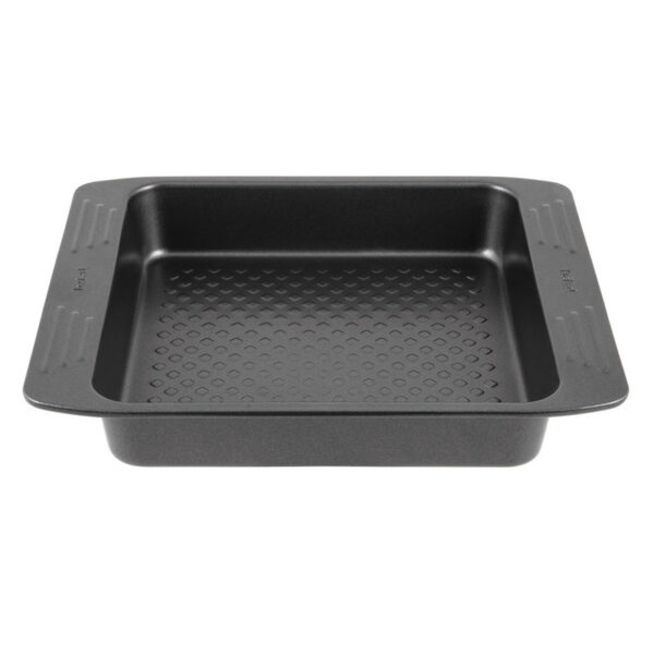 Tefal Easy Grip Baking Mold Square Cake Pan 21x21 CM Carbon Steel Easy Handling Large H