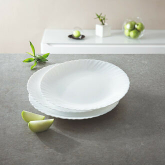 Luminarc Feston White Dinner Plate 27cm 6pcs P3978