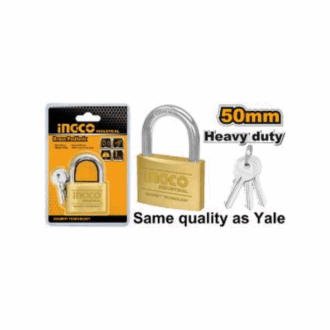 Ingco Heavy Duty Brass Padlock 50mm DBPL0502