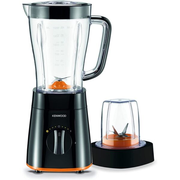 Kenwood Blender 2L Plastic Jar 500W with Mill & 2 Speed Pulse & Ice Crush Function BLP15.150BK