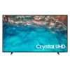 Samsung 85" LED 4K Crystal UHD Smart TV with Air Slim Design, Smart Hub, HDR, Motion Xcelerator, OTS Lite, Solarcell Remote 85BU8000